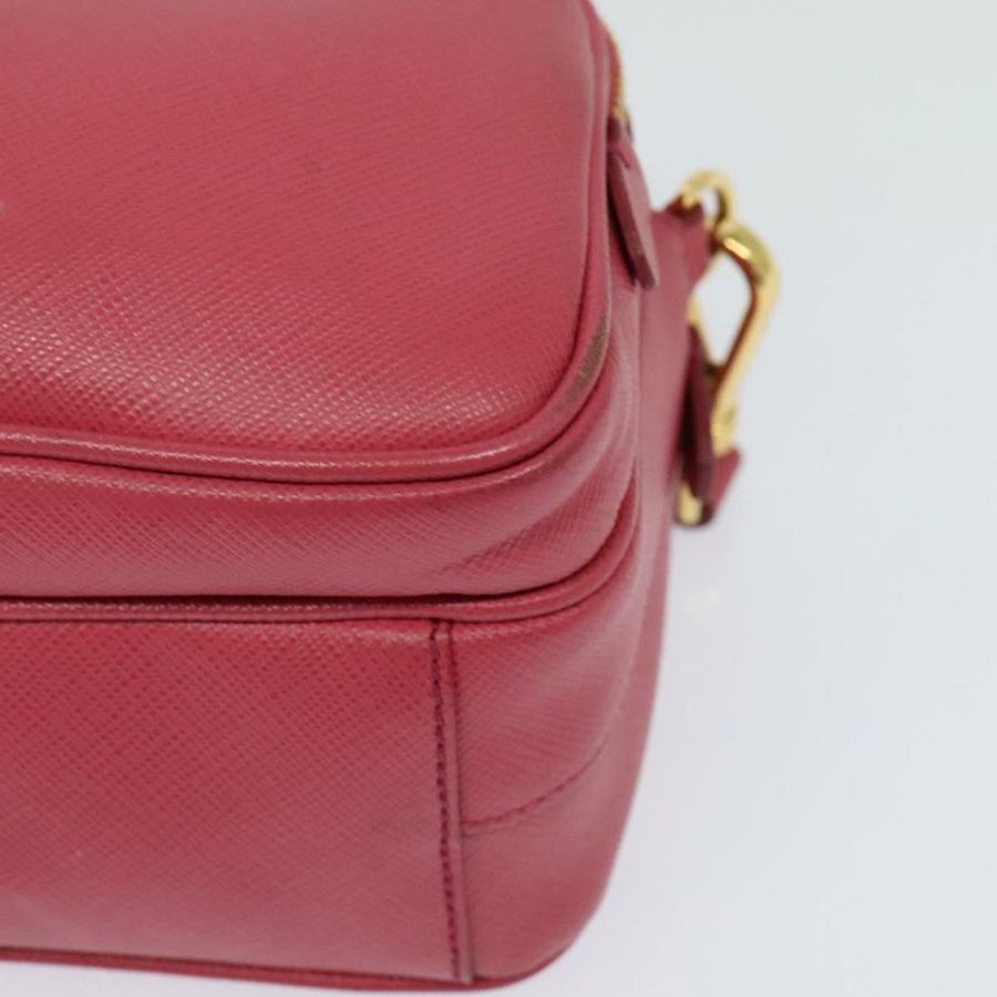 【日本直送】PRADA 肩背包 Safiano 皮革 粉紅金 BT1010 正品 137816-13