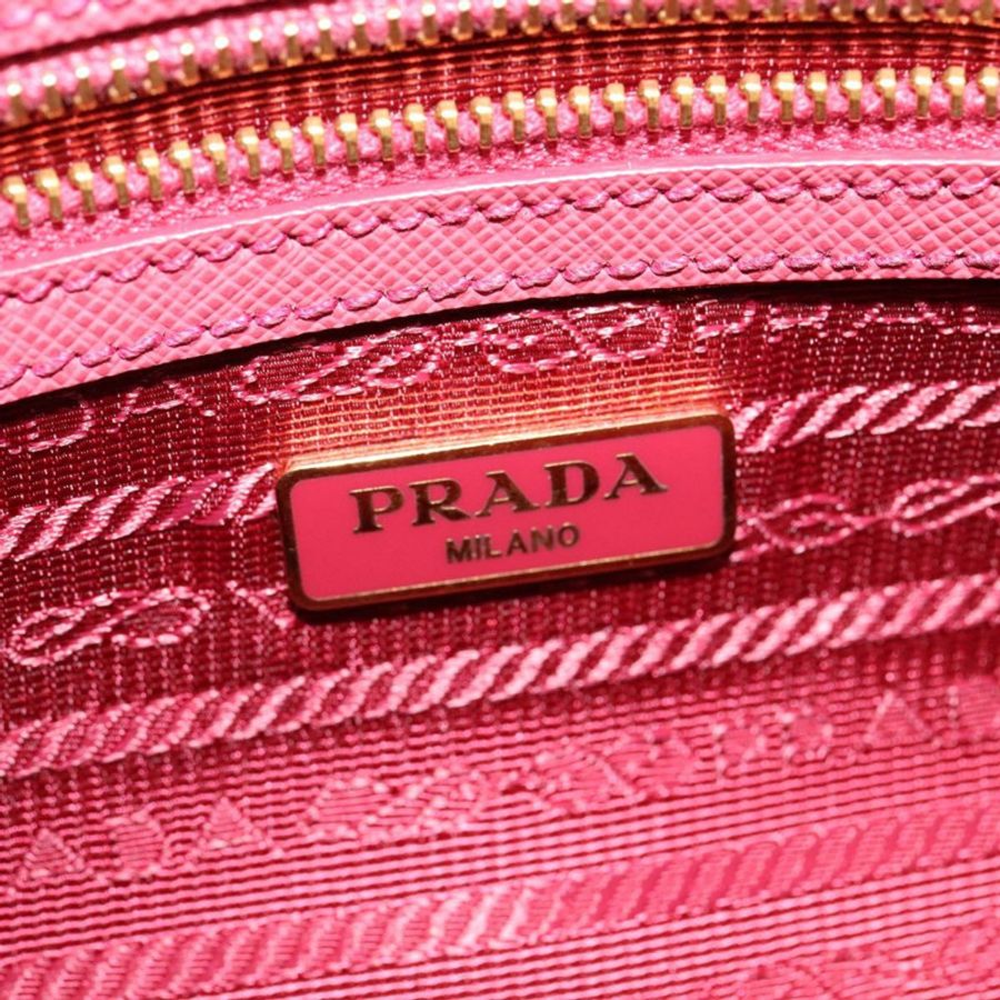 【日本直送】PRADA 肩背包 Safiano 皮革 粉紅金 BT1010 正品 137816-17