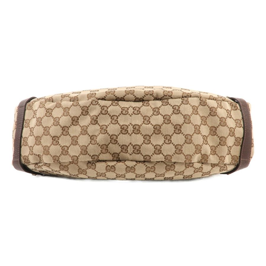 GUCCI 帆布Abbey金扣肩背袋-3