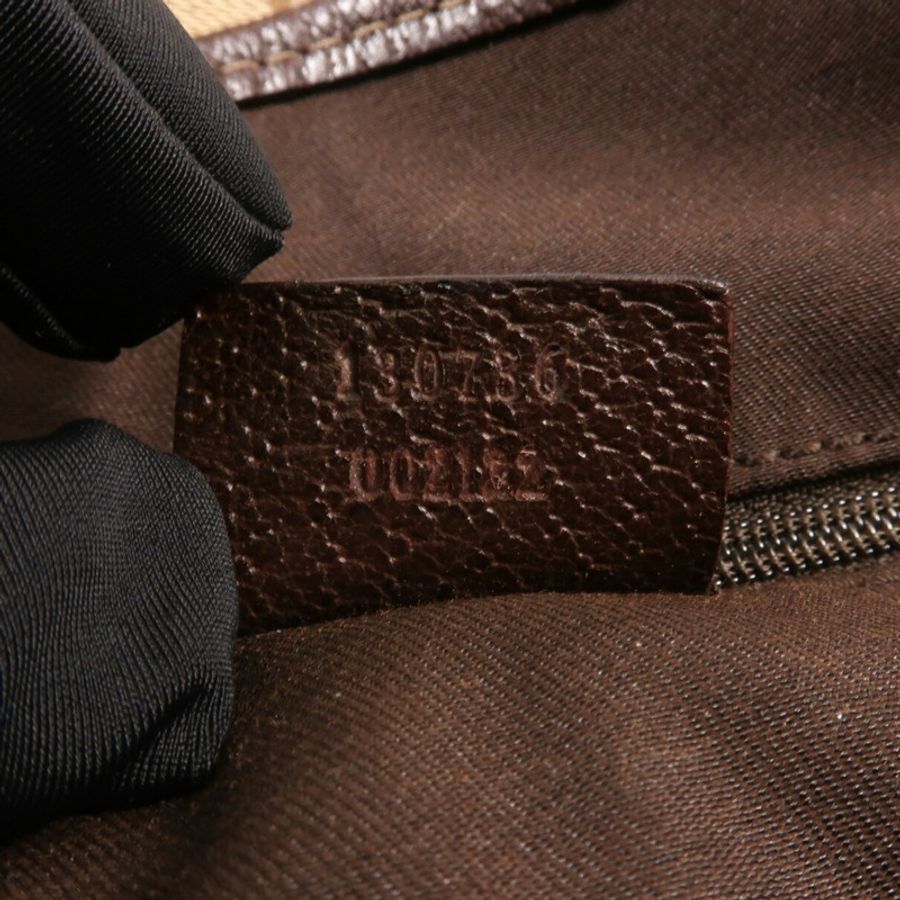 GUCCI 帆布Abbey金扣肩背袋-6