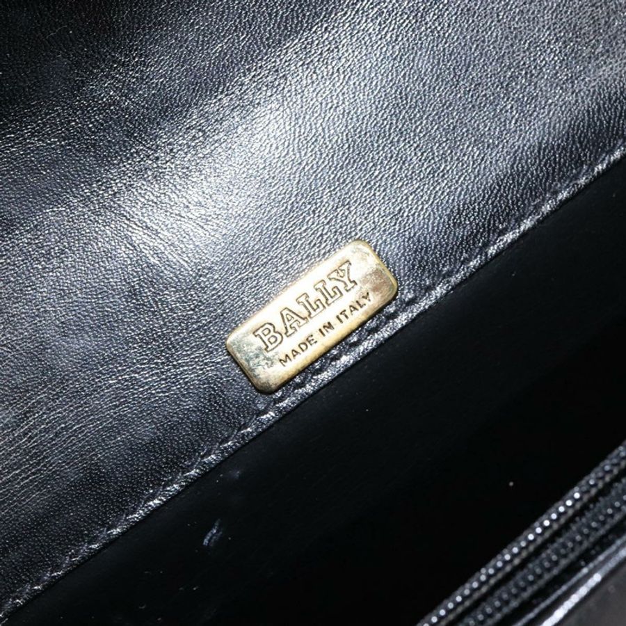 【日本直送】BALLY 手提包 皮革 黑色 金色 正品 gh533-17