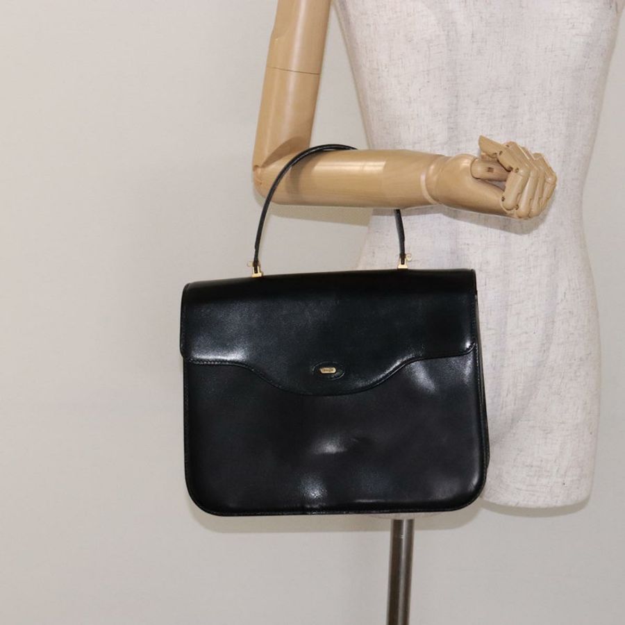 【日本直送】BALLY 手提包 皮革 黑色 金色 正品 gh533-21