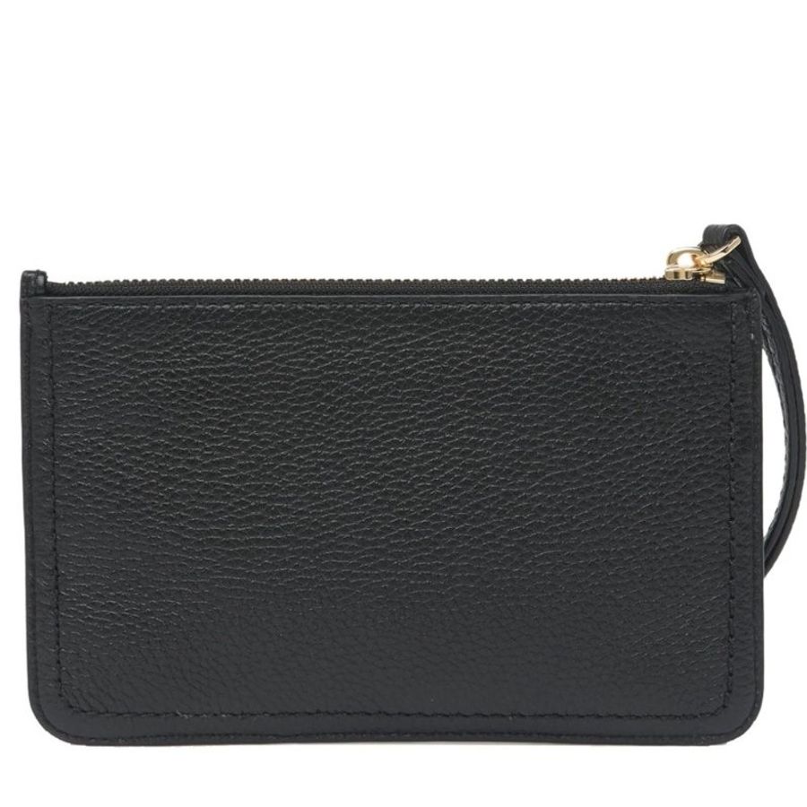 MARC JACOBS【 馬克賈伯】Groove 金屬LOGO防刮皮革拉鍊式手拿包 三色可選-4
