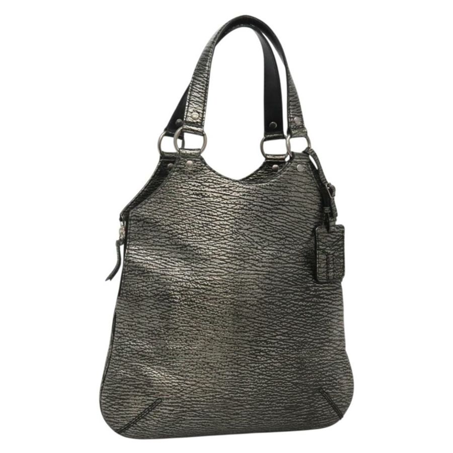 【日本直送】SAINT LAURENT Metropolis 銀色皮革單肩包 正品 am8965-0
