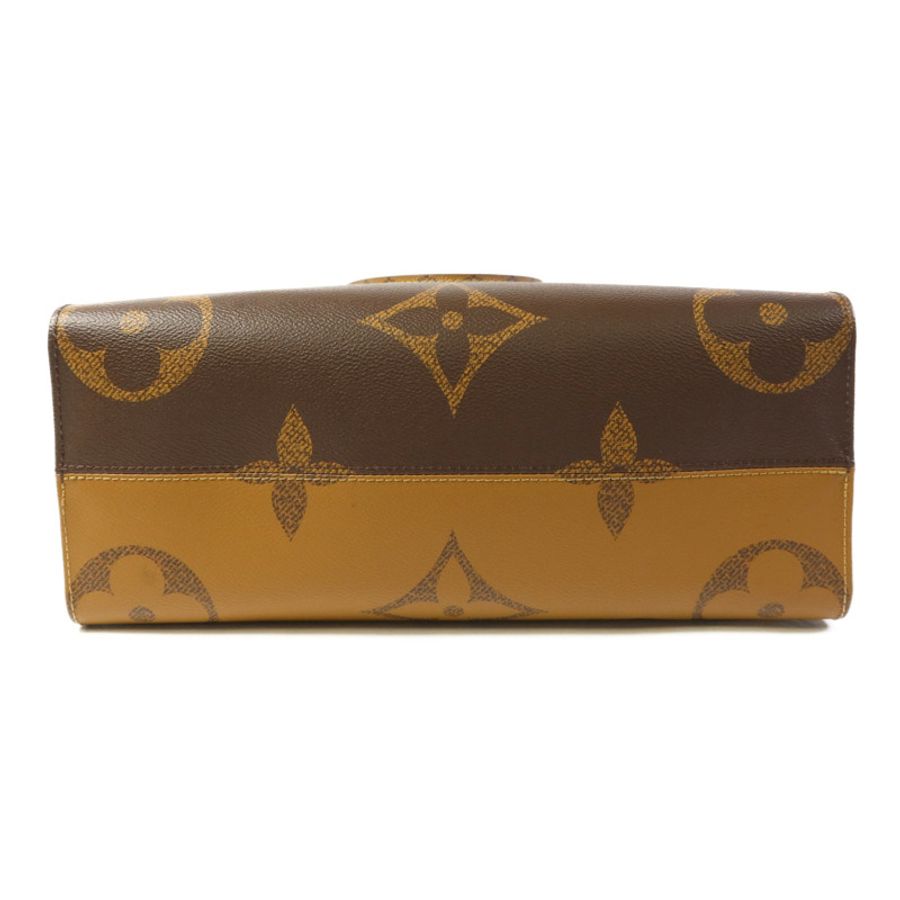 LOUIS VUITTON 【激減優惠】Monogram Giant On The Go MM金扣手挽肩背兩用袋-3