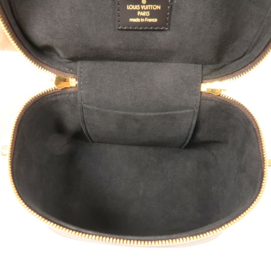 LOUIS VUITTON 【激減優惠】Monogram Reverse Vanity PM金扣手挽肩背兩用袋棕色-10