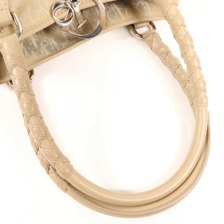 Dior 【激減優惠】帆布Shoulder Bag銀扣肩背袋-7
