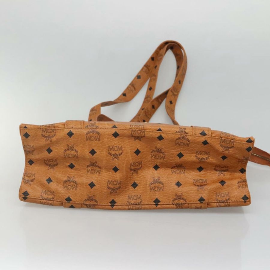 【日本直送】MCM Logoogram Vicetos 單肩包 PVC 棕色金色 正品 gh521-4