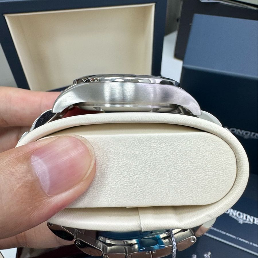 Longines 高精準石英錶 黑色 瑞士錶 VHP 征服者系列-4