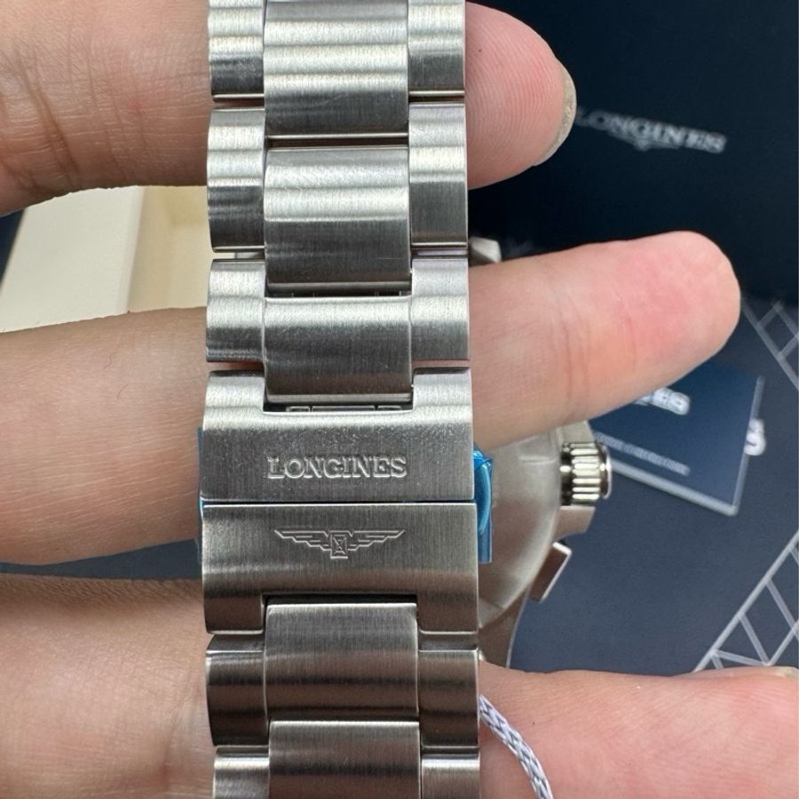 Longines 高精準石英錶 黑色 瑞士錶 VHP 征服者系列-9