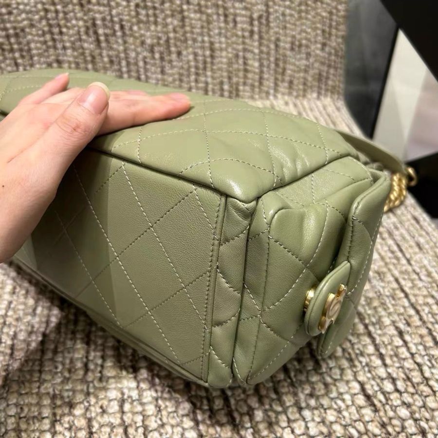 Chanel 25C Hobo 全套閒置新-8
