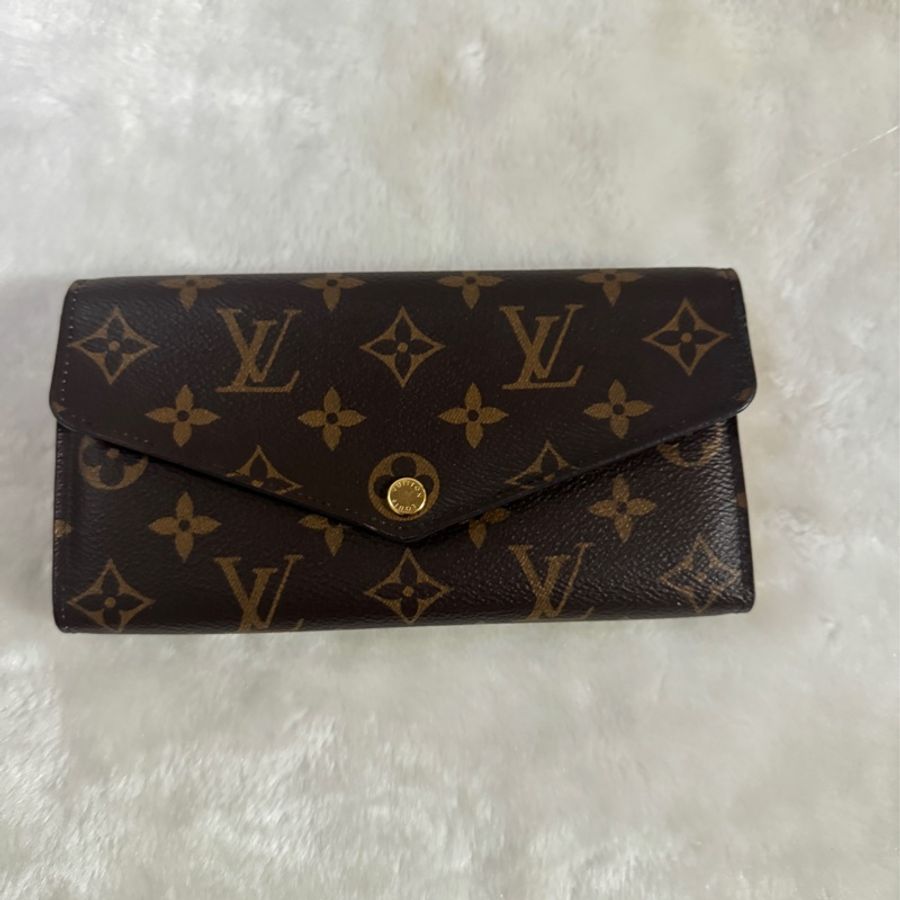 全配✔︎ LOUIS VUITTON Sarah信封長夾-芭蕾粉色-5