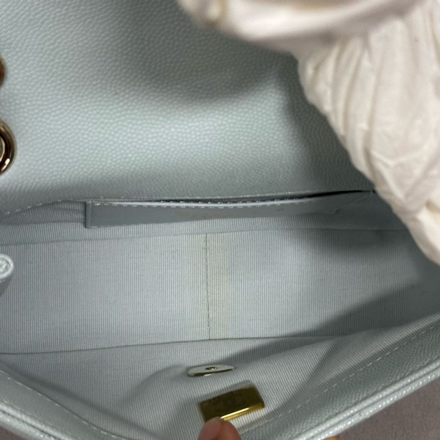 Chanel / 香奈兒 24P Baby blue 限量款 粗鏈條-11