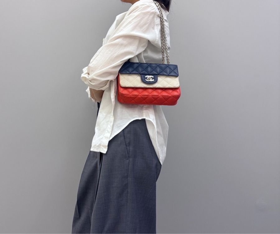 Chanel CF法國特別版 Perforated 羊皮-3