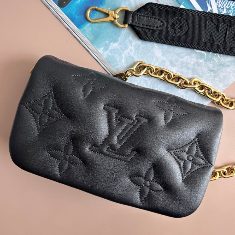 ::Louis Vuitton:: LV M81398- Bubblegram 縫線牛皮肩背/斜背兩用包-1