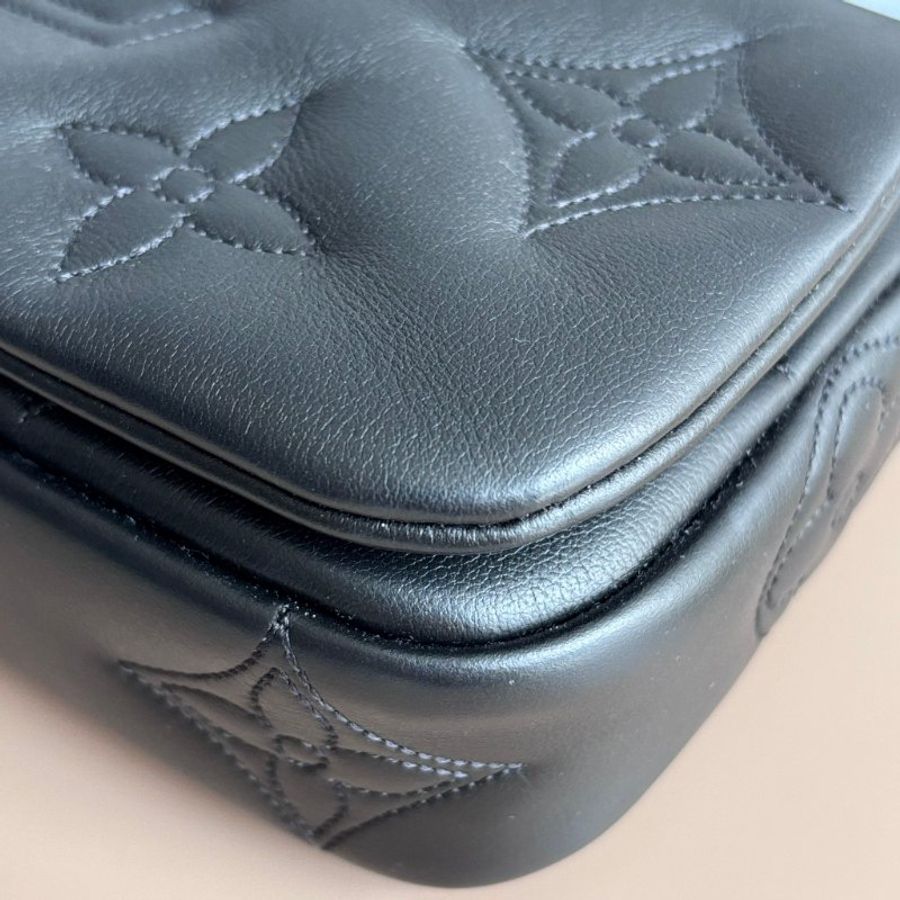 ::Louis Vuitton:: LV M81398- Bubblegram 縫線牛皮肩背/斜背兩用包-9