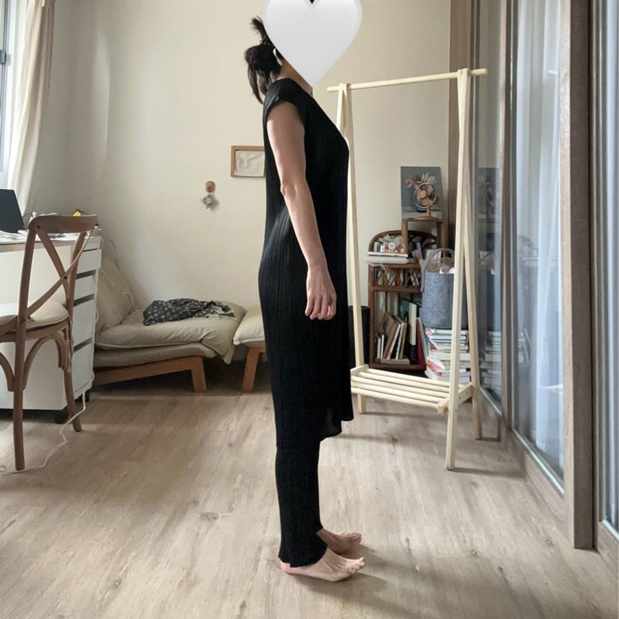 三宅一生ISSEY MIYAKE PLEATS PLEASE 經典百搭洋裝/中長洋裝/長版上衣-3