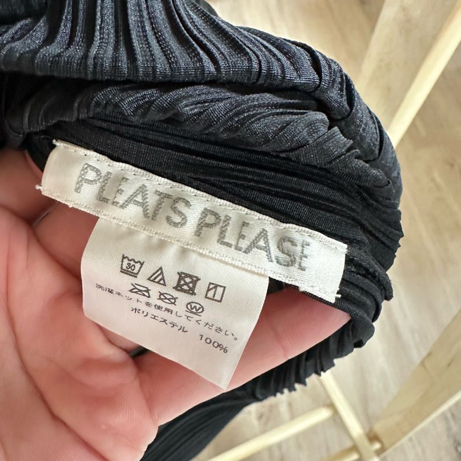 三宅一生ISSEY MIYAKE PLEATS PLEASE 經典百搭洋裝/中長洋裝/長版上衣-4