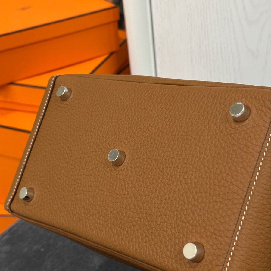 Hermes Lindy26金棕銀w刻 tc皮 全新🈶肩帶膜 全配🉑送禮-18
