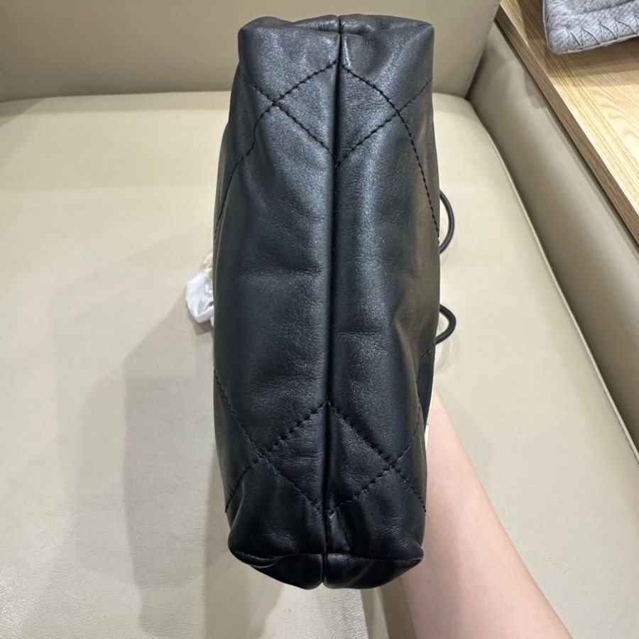 🍁chanel黑金22bag mini鏈條包 芯片款 尺寸20*19*6cm-5