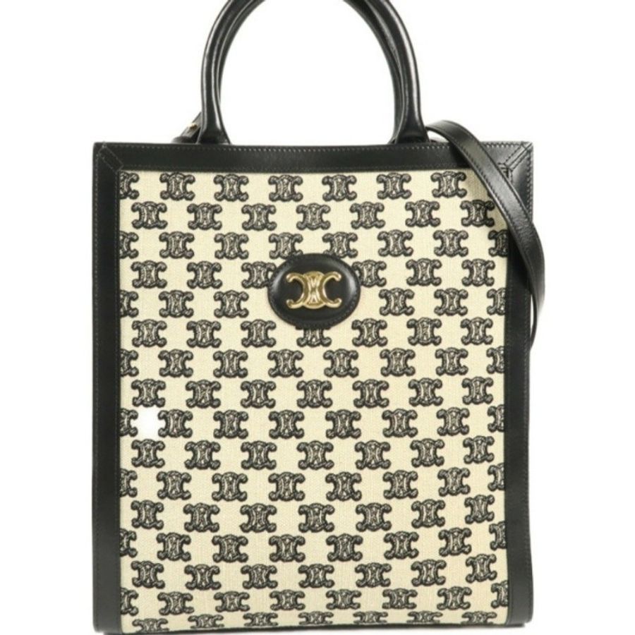 Celine canvas 2-way shoulder bag-1