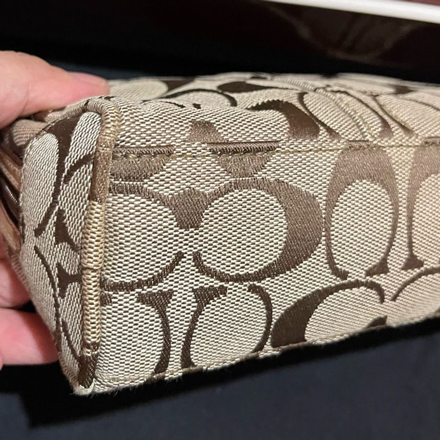 Coach經典logo化妝包 零錢包-8