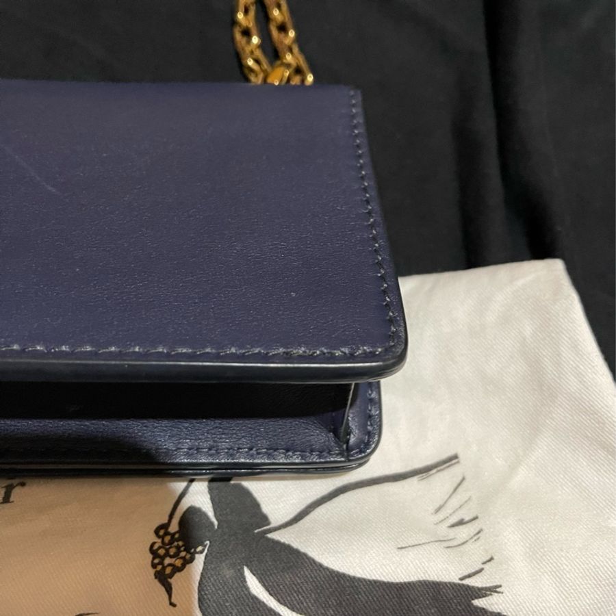 Christian Dior 金鏈藍 JADIOR 側背包-21