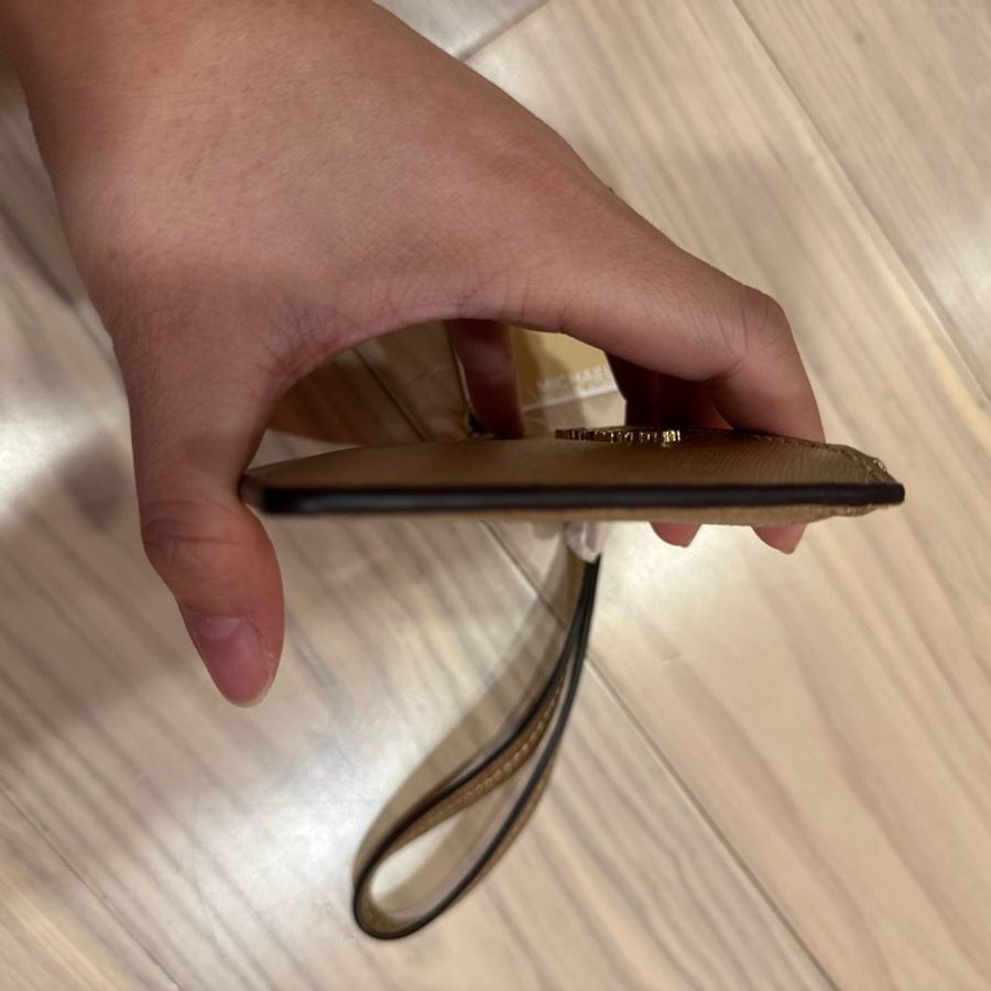 全新 MICHAEL KORS JET SET 防刮皮革鑰匙卡片零錢包.金 ★專櫃商品 ★可放證件或是悠遊卡 ★尺寸小巧、方便攜帶 ★都會簡約時尚款 【全新現貨 優惠中】-2