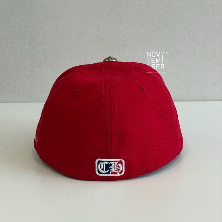 Chorme Hearts 克羅心 紅色愛心藤蔓刺繡棒球帽-2