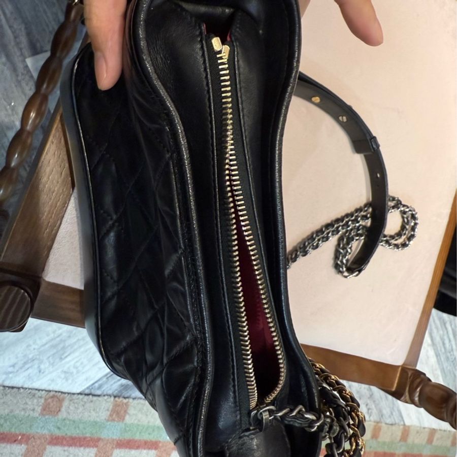 Chanel 黑色流浪包 小号 27开-9