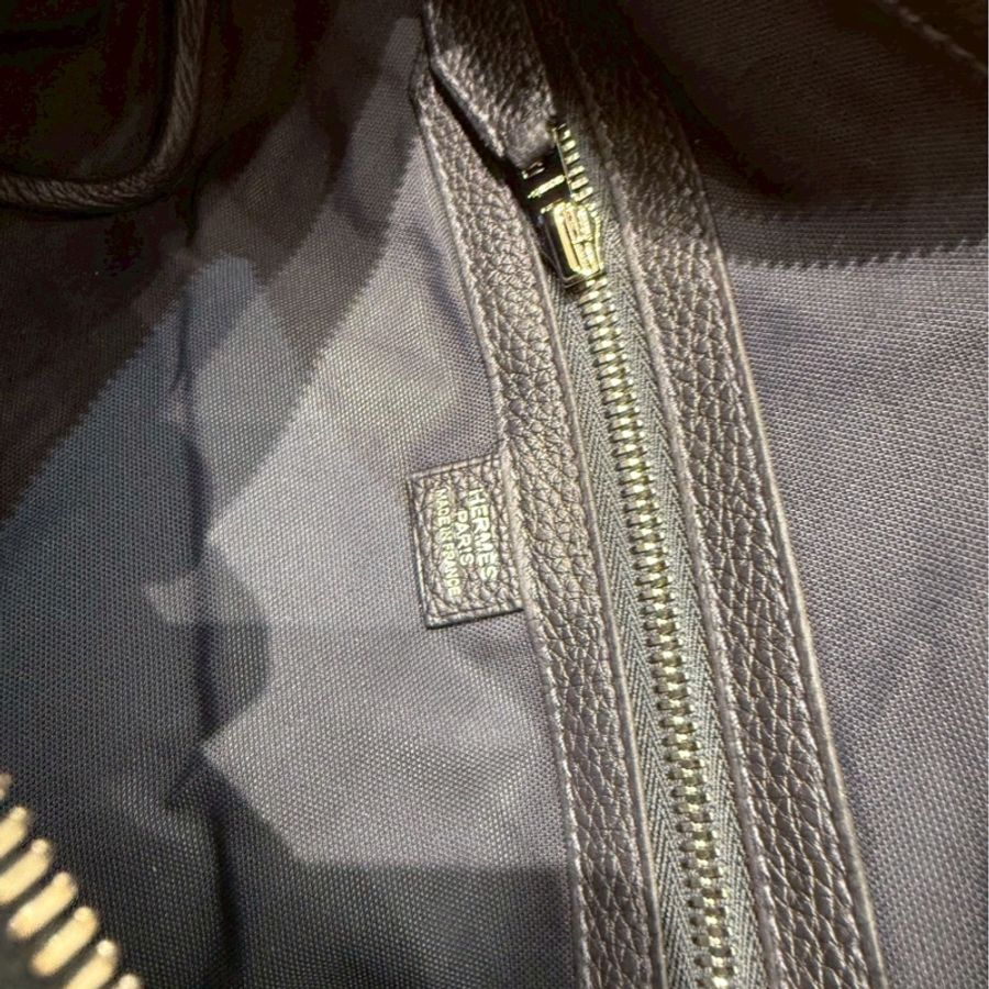 HERMES cityslide 黑色腰包-6