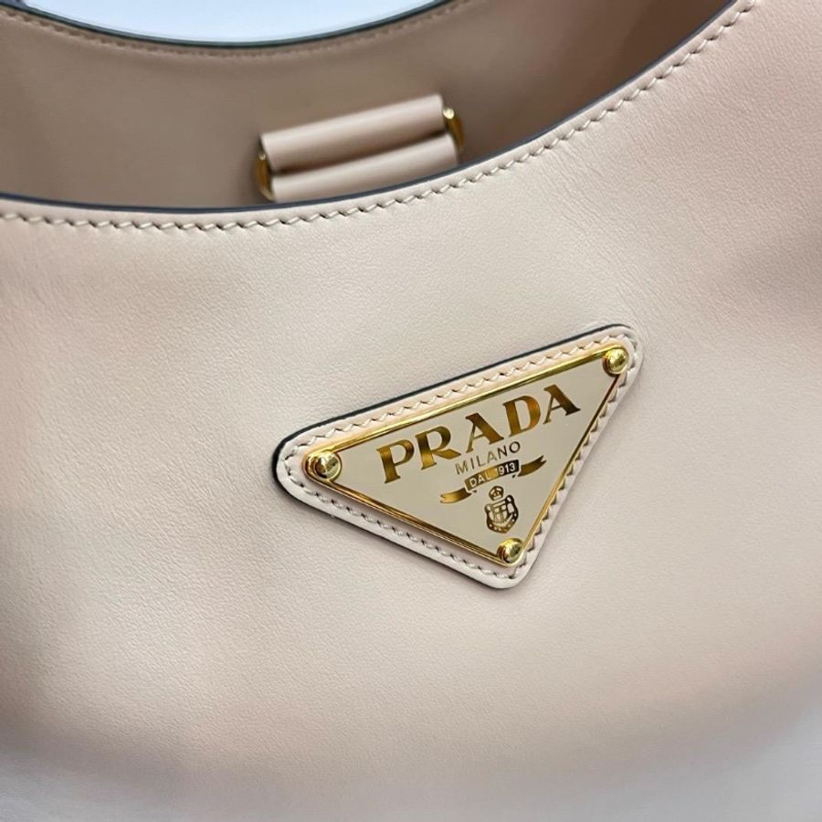 Prada plaque beige bag-4