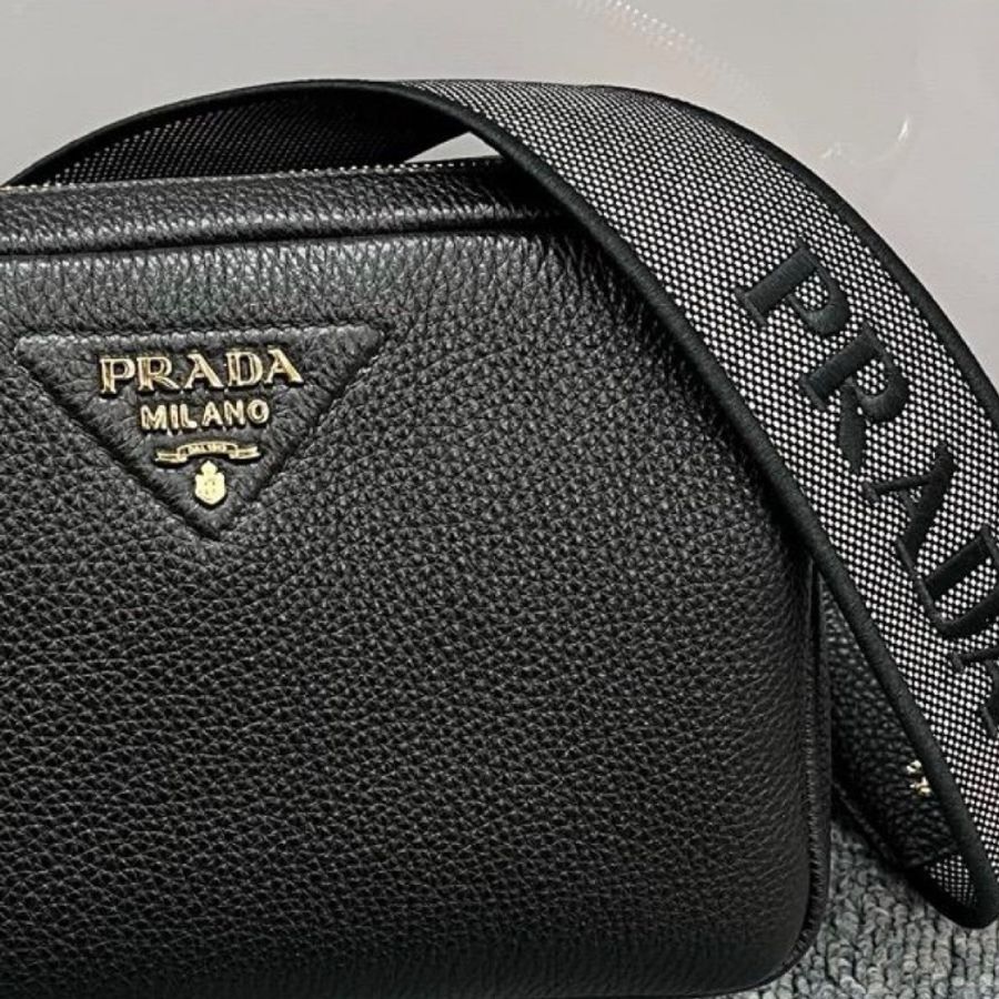 Prada strap leather ( F0632 ) Black-4