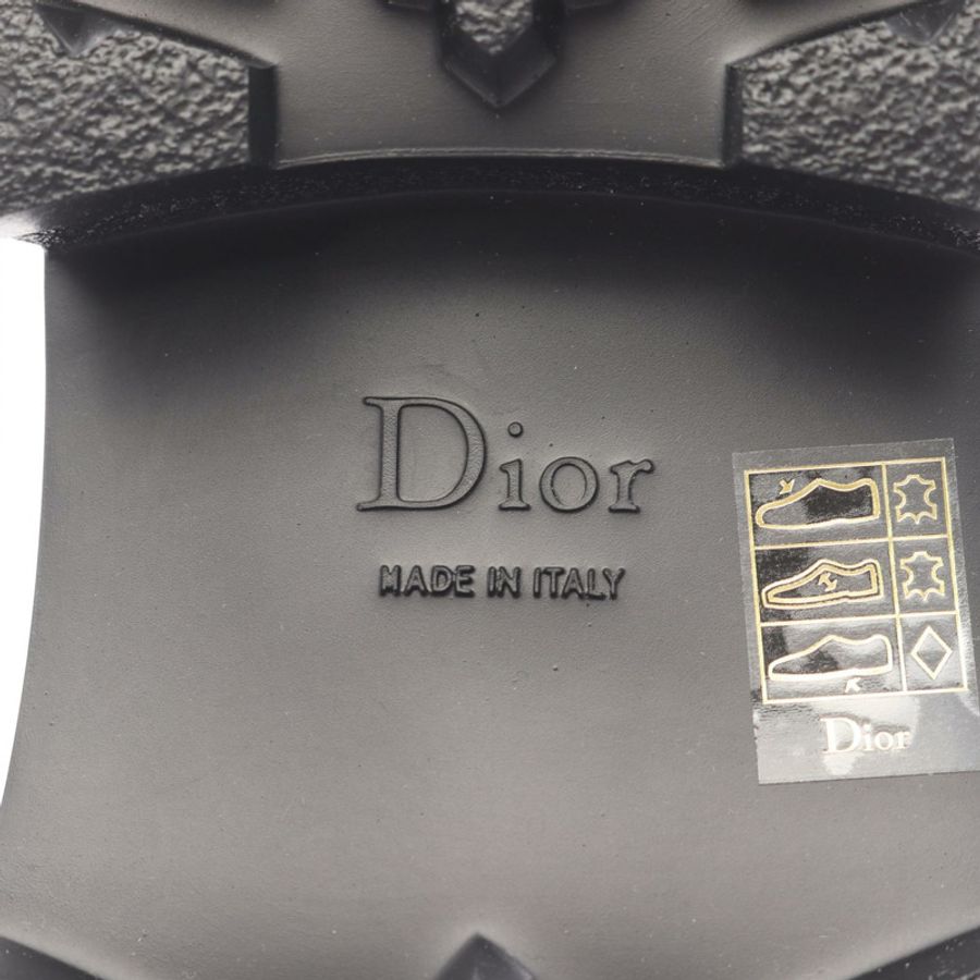 Christian Dior DIORACT 厚底涼鞋 KCO016LAB90038.5 黑色皮革 #38.5 全新-5