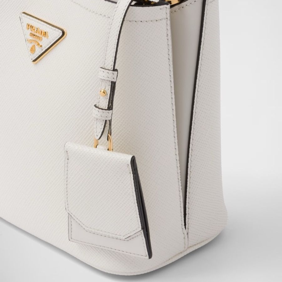 Prada panier white bag-2