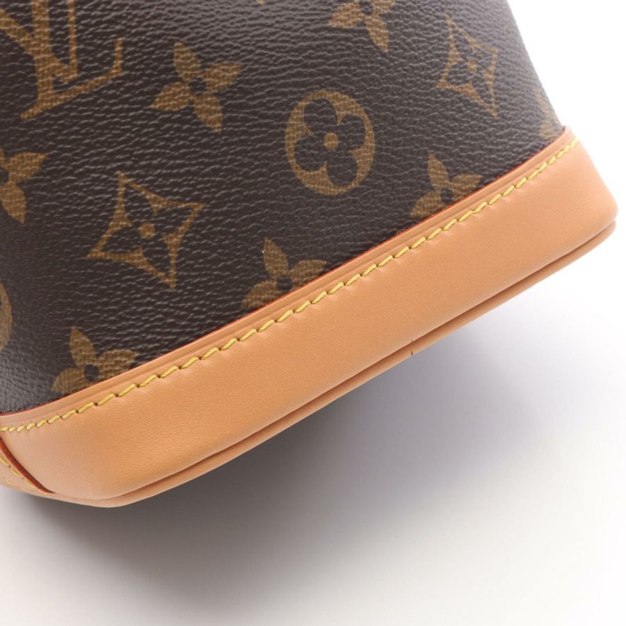 LOUIS VUITTON Nano Noe 單肩抽繩手提包 M81266 Monogram 二手女士-6