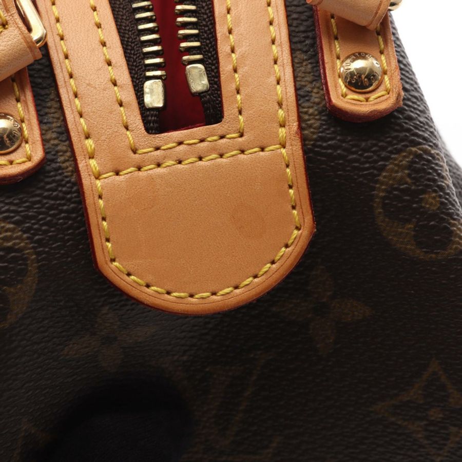 路易威登 Clara 單肩包 M40057 Monogram 帆布皮革棕色二手女士-6