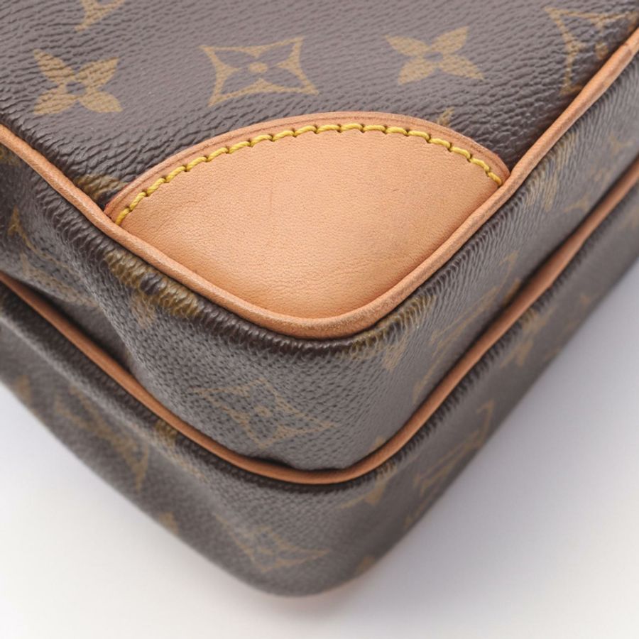 LOUIS VUITTON Amazon 單肩包 M45236 Monogram 帆布皮革棕色二手 LV-5