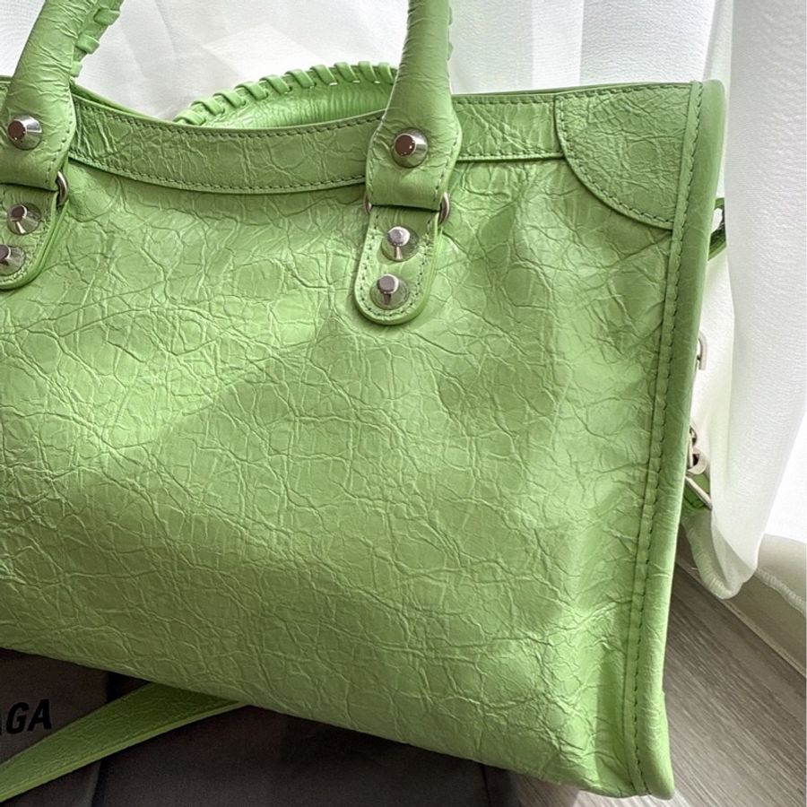 Balenciaga Le City 綠色機車包 全新品-5