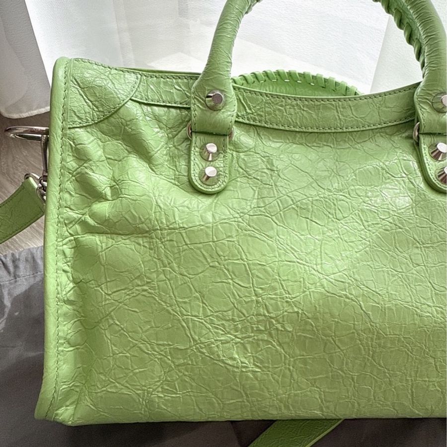 Balenciaga Le City 綠色機車包 全新品-6