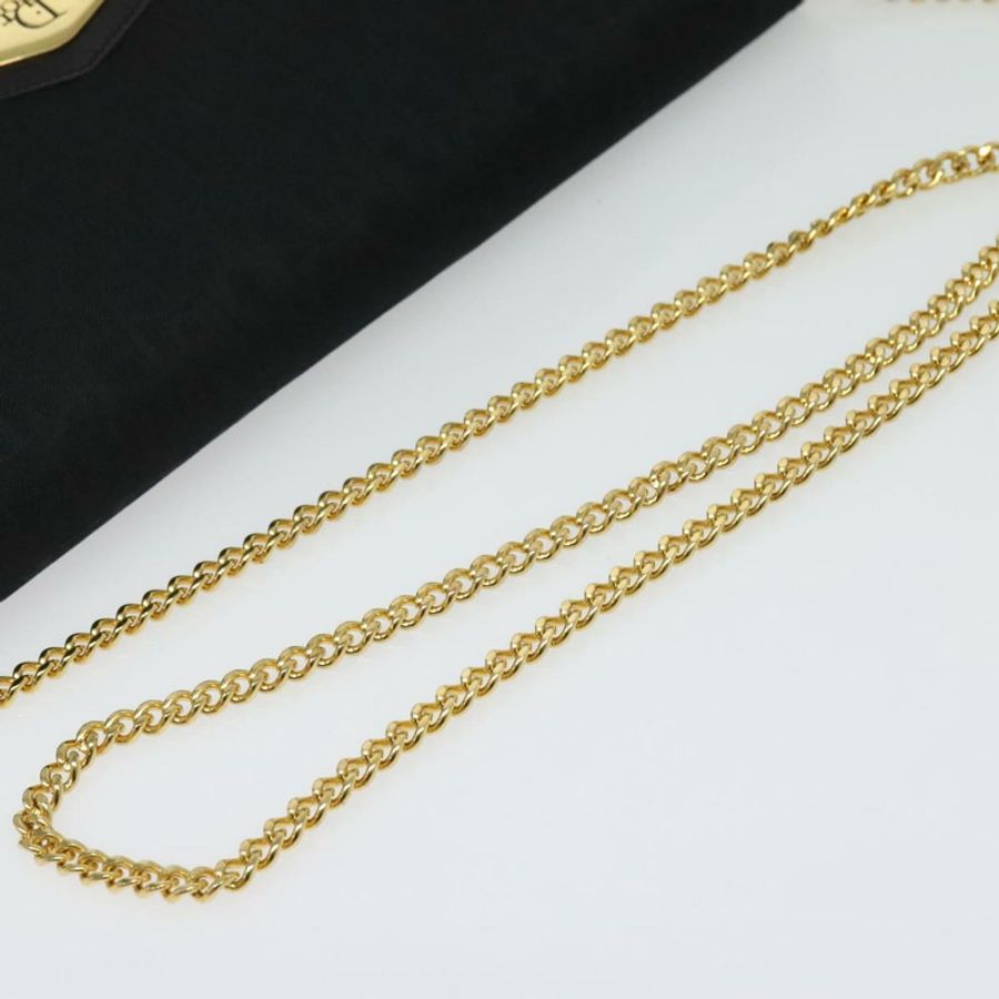 【日本直送】Christian Dior Trotter帆布鏈條單肩包 黑色 金色 正品 yk19482-6