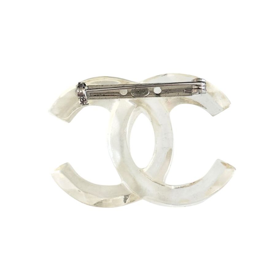 CHANEL CC 中古 冰糖 胸針-4