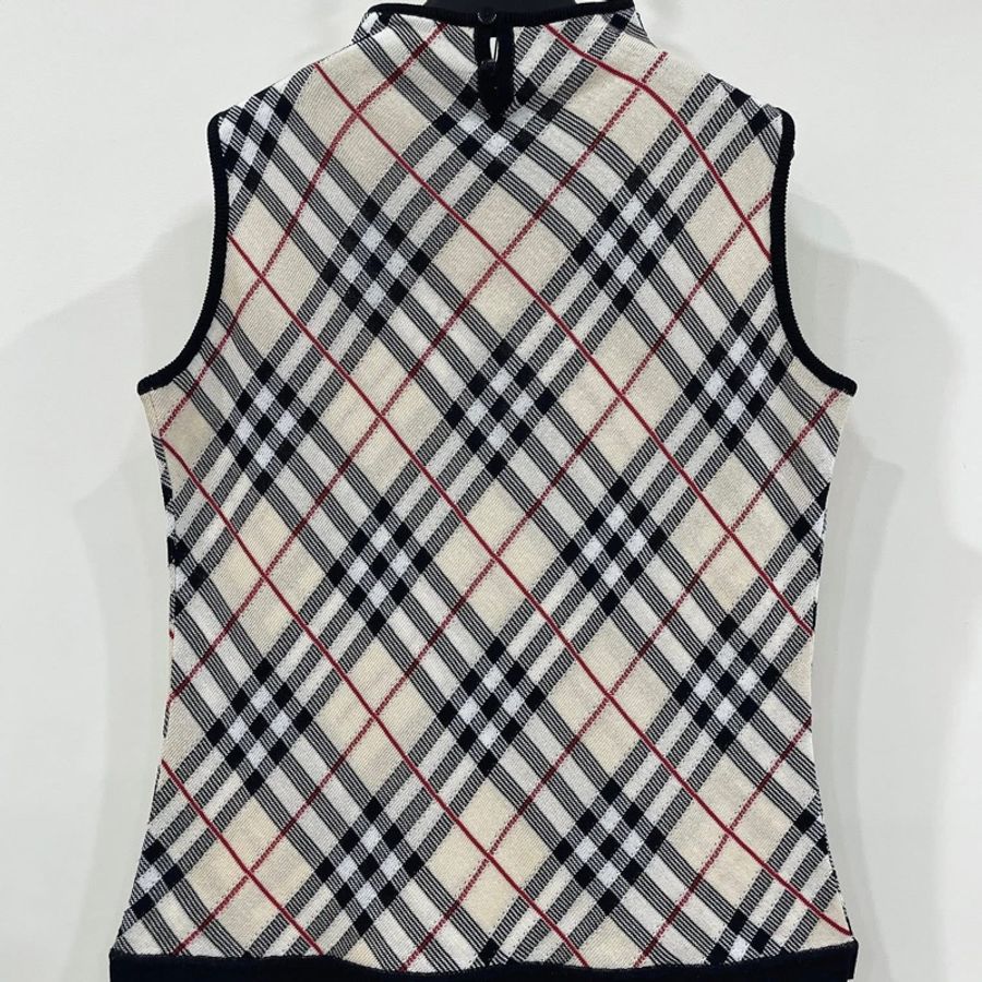 Burberry GOLF 萬年不敗款米格紋針織背心-1