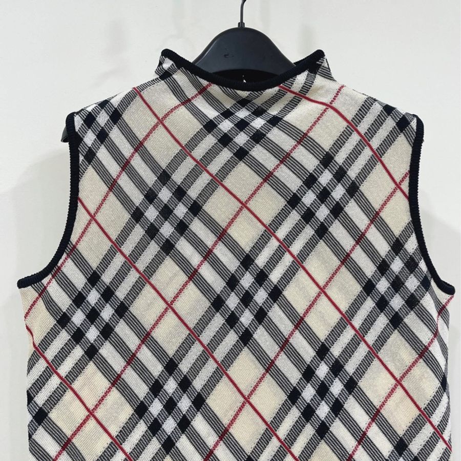 Burberry GOLF 萬年不敗款米格紋針織背心-2