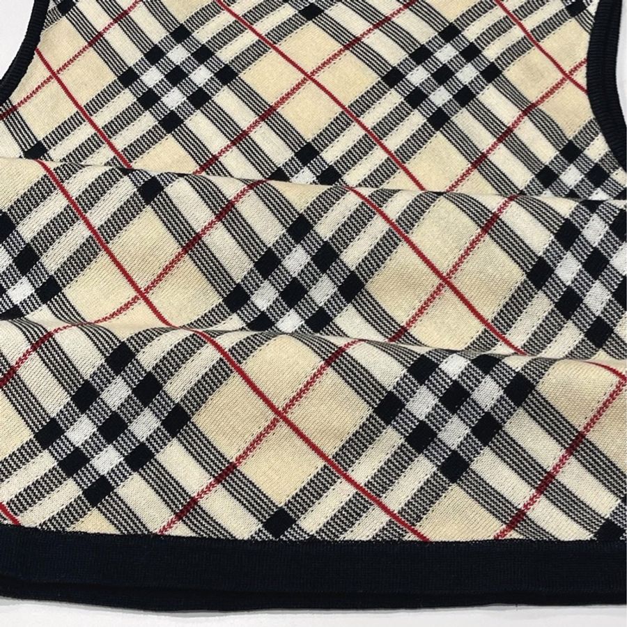 Burberry GOLF 萬年不敗款米格紋針織背心-7