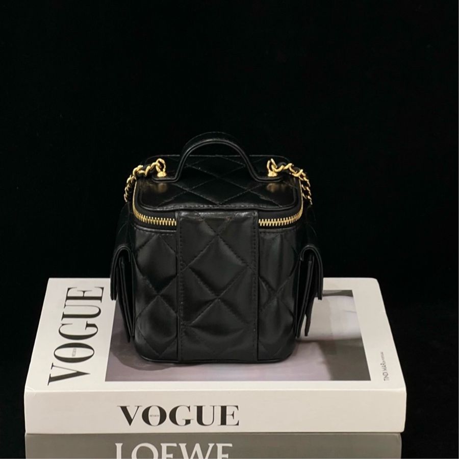 Chanel cargo 黑金小盒子口袋包 芯片款 附件:盒子/塵袋/冊子-1