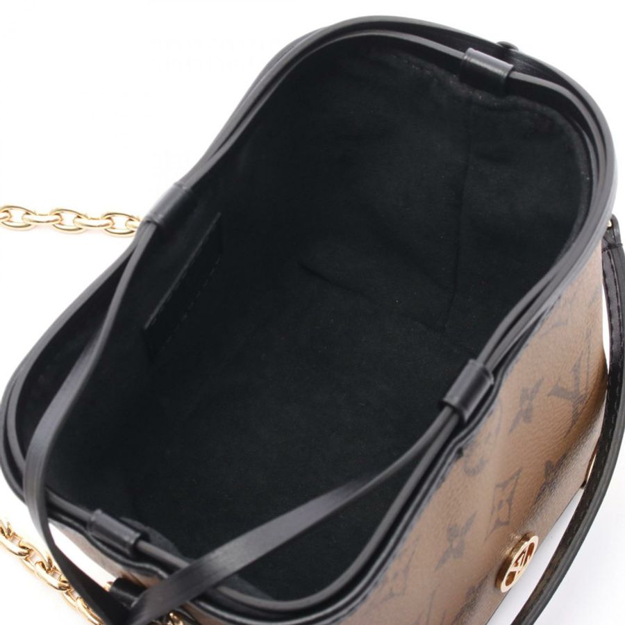 路易威登 Noe 手袋 LV 吊墜鏈條單肩包 M82885 Monogram Reverse LV-2