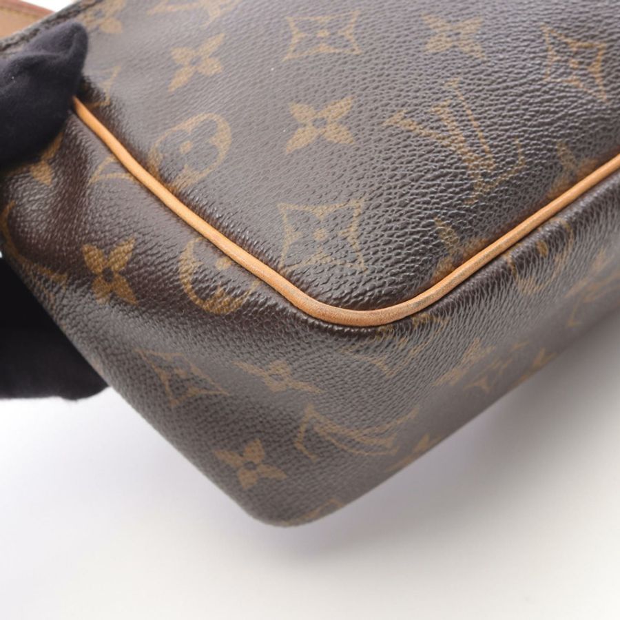 LOUIS VUITTON Vivacite PM 斜背包 M51165 字母帆布 二手 LV-5