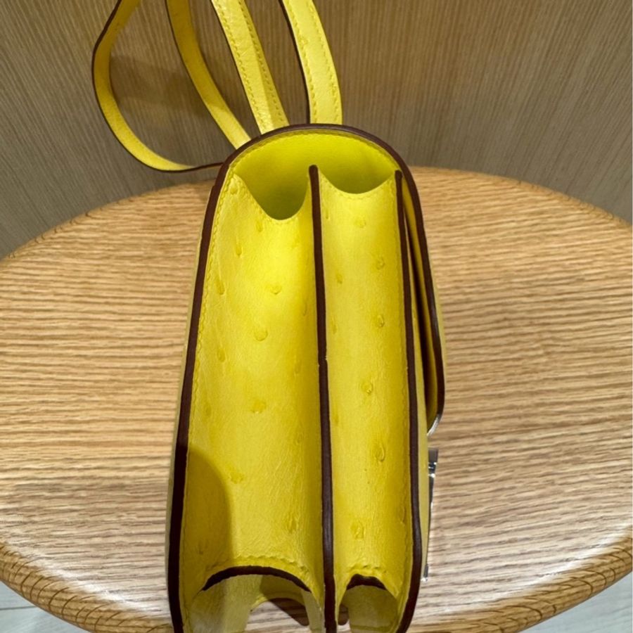 HERMÈS Mini Constance鴕鳥皮-4