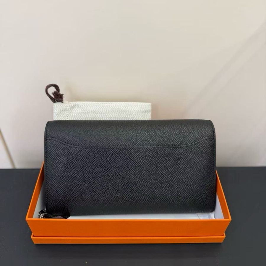 Hermes 經典黑銀康康to go W刻 盒子塵袋齊全-1